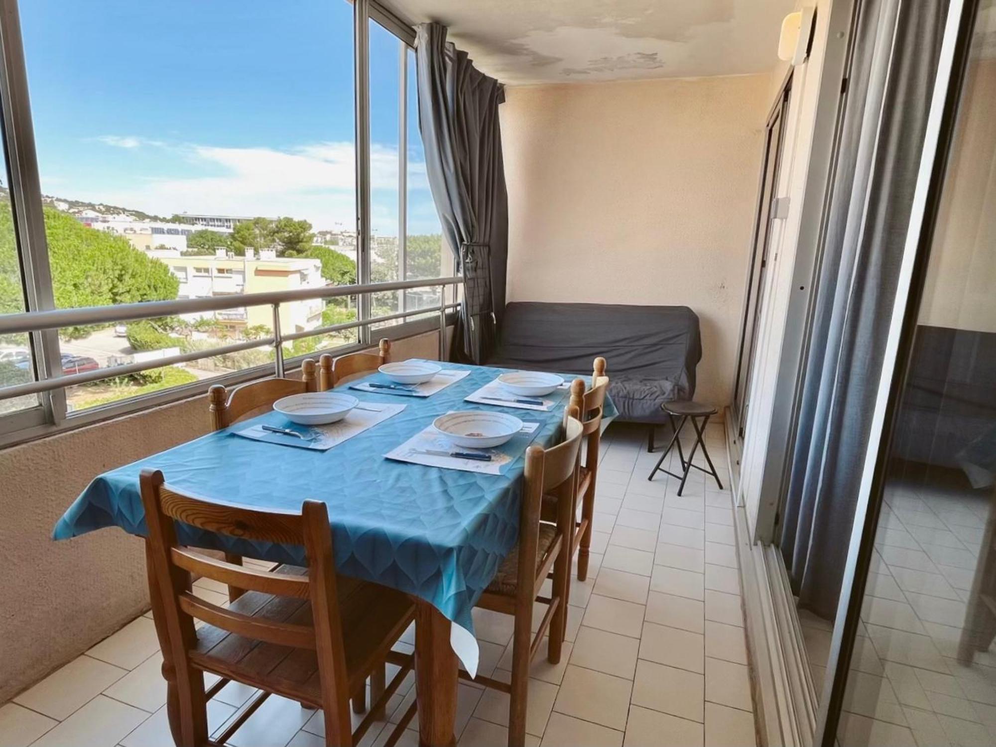 Studio Cabine A 300M De La Plage Avec Loggia Vitree - Fr-1-338-428 Sète Zewnętrze zdjęcie